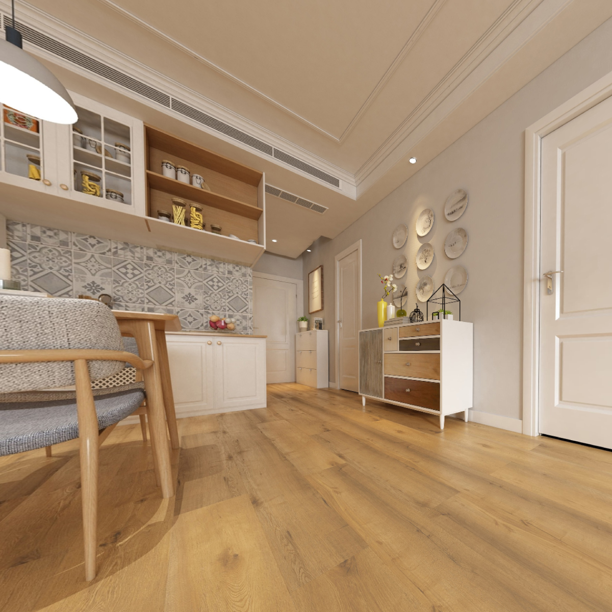 SPC POD NATURAL OAK 1220x228x6,5mm EIR