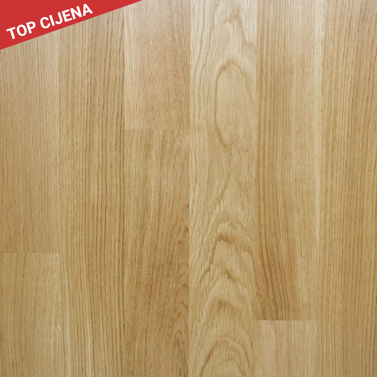 PARKET TROSLOJNI HRAST NATUR 2 DASKE LAK 14mm 5G