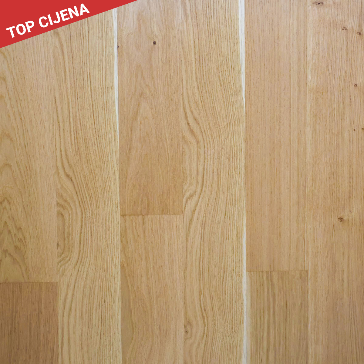 PARKET TROSLOJNI HRAST RUSTIC 2 DASKE LAK 14mm 5G