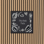 PLOČA ZA ZIDNI PANEL CRNA 450X440X20mm 1/1