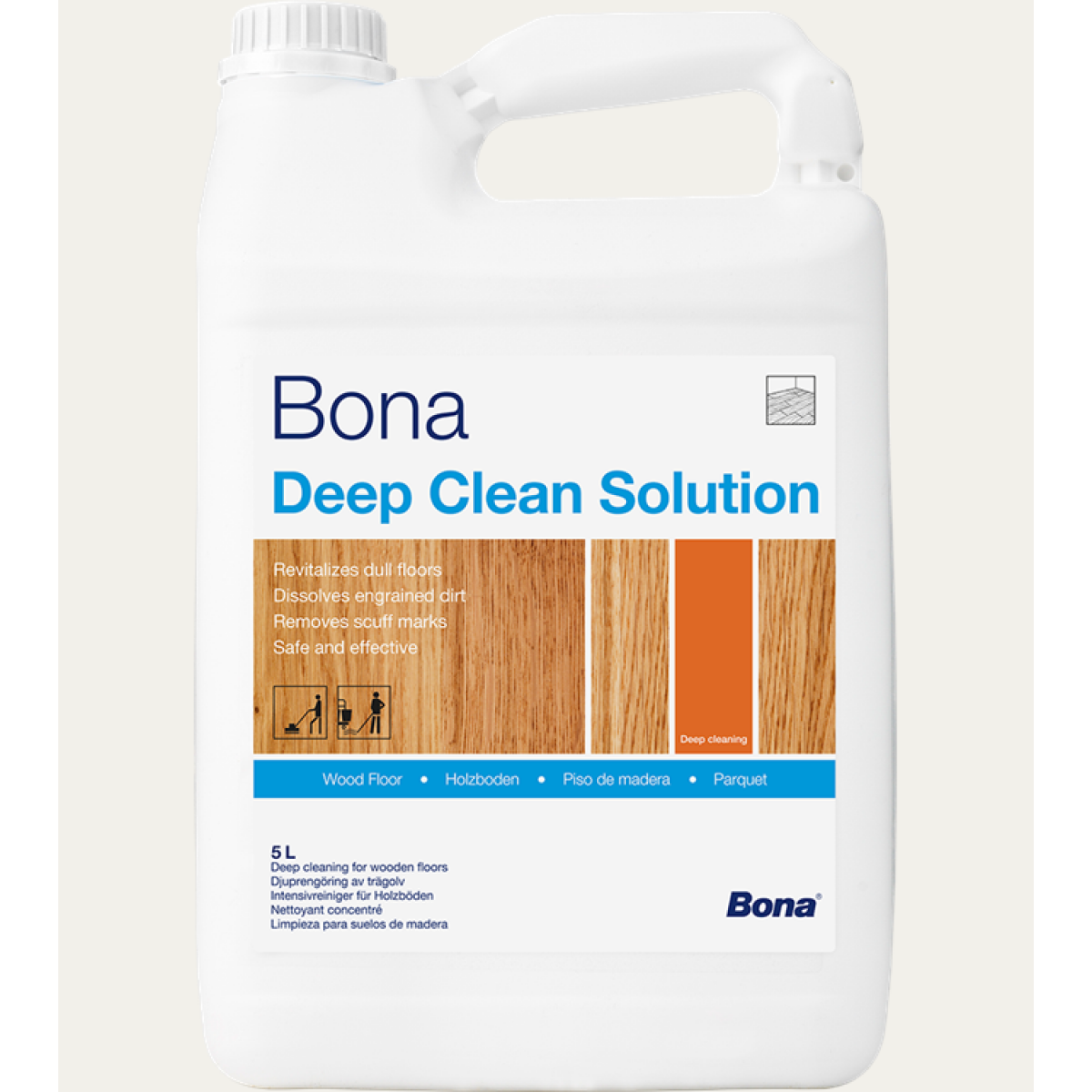 BONA DEEP CLEAN SOLUTION 5L SREDSTVO ZA DUBINSKO ČIŠĆENJE DRVENIH PODOVA I TERASA