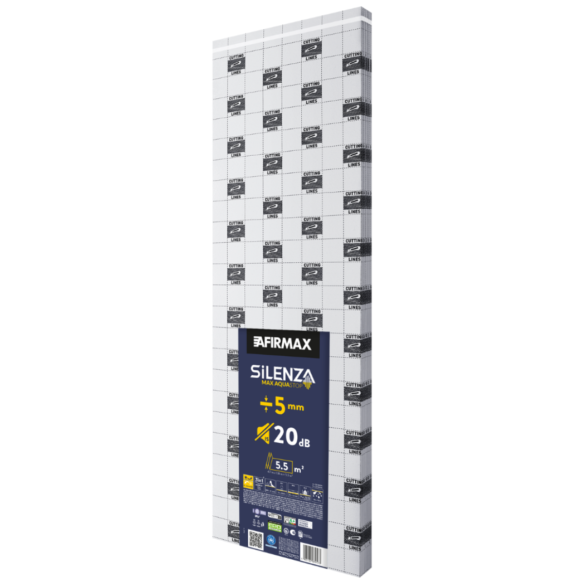 PODLOGA ZA LAMINAT I PARKET 5MM SILENZA MAX AQ STOP
